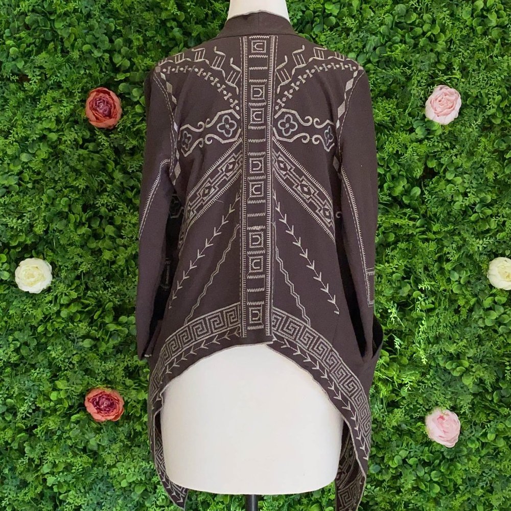 Cocoa Embroidered Jacket